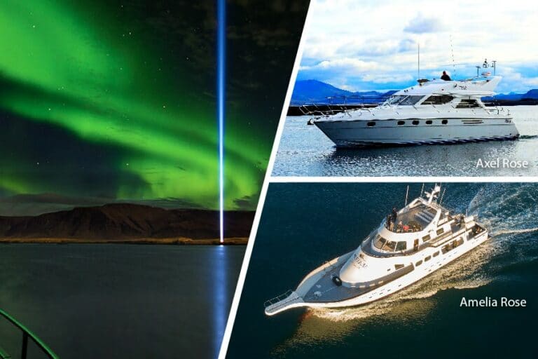 Northern lights luxury yacht cruise from Reykjavik, Iceland