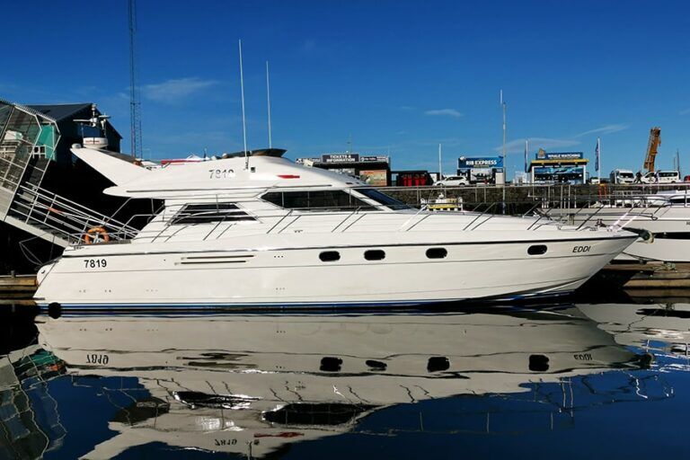 image of the yacht Axel Rose, used for whale watching and puffin tours from Reykjavik in Iceland, available for private rent