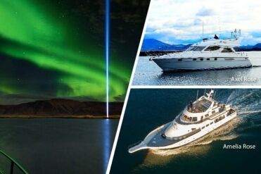 Northern lights luxury yacht cruise from Reykjavik, Iceland